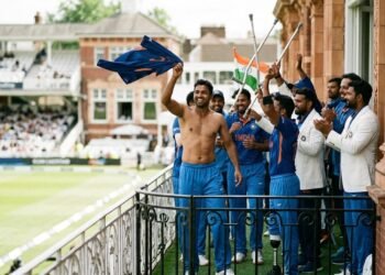 india disability cricket team lords ganguly style celebration