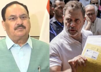 ‘वंदे मातरम् पर घिरी कांग्रेस, फजीहत के डर से राहुल गांधी ने रचा नया ड्रामा’, जेपी नड्डा ने साधा निशाना