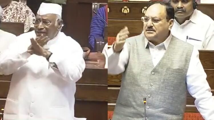 खरगे ने सदन में उठाया हल्द्वानी के शुद्धिकरण का मुद्दा, नड्डा ने जवाब में कहा- खेद की बात, हम जांच कराएंगे