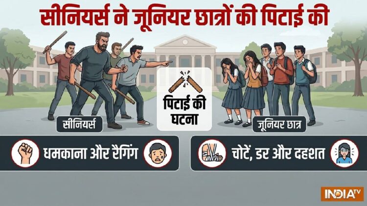 रैगिंग की शिकायत की तो बैट और डंडे लेकर जूनियर छात्रों पर टूट पड़े सीनियर्स, बेरहमी से की पिटाई