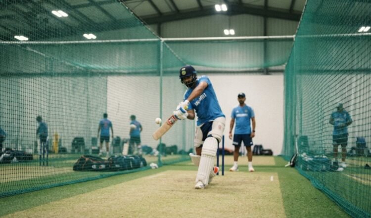 team india begins indoor nets session for asian games 2026