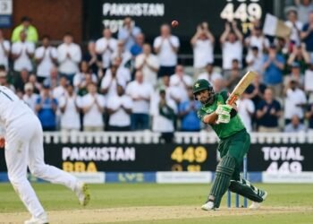 pakistan pacer razaullah shines at edgbaston with fastest debut fifty