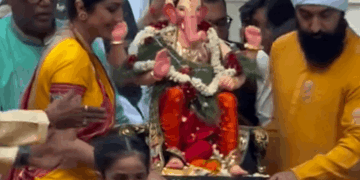 गणपति उत्सव, शिल्पा ने पैपराजी संग किया डांस:गोविंदा ने मांगी बेटे के लिए मन्नत; संजय दत्त ने घायल फोटोग्राफर का पूछा हाल, अजय देवगन लालबागचा राजा पहुंचे