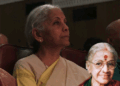 वित्त मंत्री निर्मला सीतारमण इमोशनल हुईं:सिंगर एमएस सुब्बुलक्ष्मी की जयंती पर गीत सुनते हुए आंखों में आए आंसू