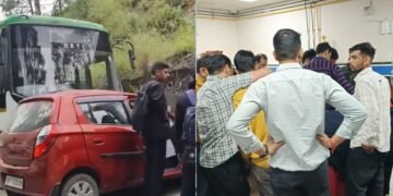 शिमला में कार और रोडवेज बस की जोरदार टक्कर, माता-पिता और दादी की मौत; परिवार में पसरा मातम