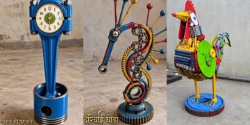 उत्तर रेलवे के कर्मियों का अनोखा जुगाड़, कबाड़ से बना दीं कई कमाल की कलाकृतियां