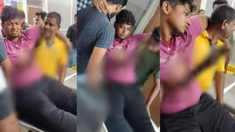 बाइक सवार के पेट में घुसी पेड़ से टूटी सूखी डाल, गंभीर रूप से घायल हुआ शख्स, इलाज जारी