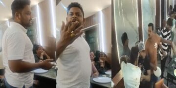 खाने में बाल मिलने पर विवाद, पर्यटकों और होटल कर्मचारियों के बीच मारपीट, VIDEO आया सामने
