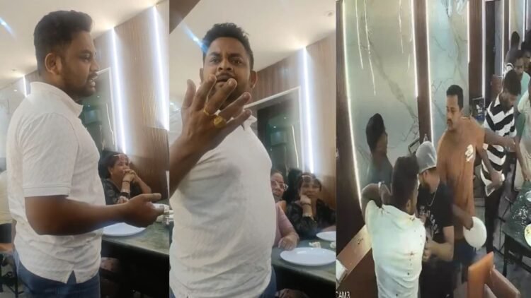 खाने में बाल मिलने पर विवाद, पर्यटकों और होटल कर्मचारियों के बीच मारपीट, VIDEO आया सामने