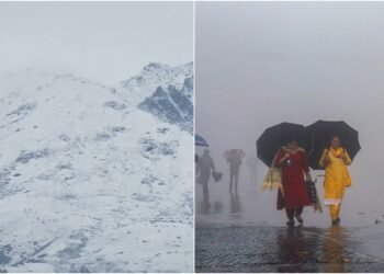 पहाड़ी इलाकों में सितंबर के महीने में दिसंबर जैसी बर्फबारी, जानिए दिल्ली, यूपी और बिहार में 2 दिन कैसा रहेगा मौसम