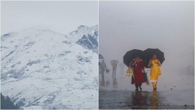 पहाड़ी इलाकों में सितंबर के महीने में दिसंबर जैसी बर्फबारी, जानिए दिल्ली, यूपी और बिहार में 2 दिन कैसा रहेगा मौसम