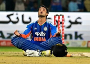 abhishek sharma century powers india to t20i series win over new zealand