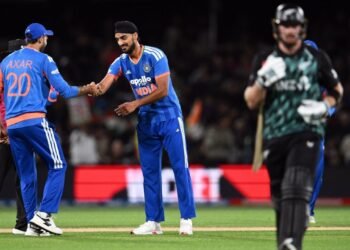 arshdeep singh breaks record for most t20i wickets by an indian in a year
