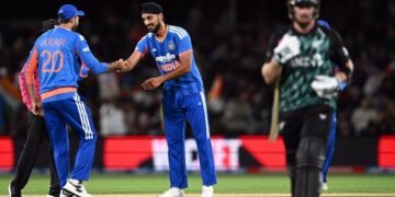 arshdeep singh breaks record for most t20i wickets by an indian in a year