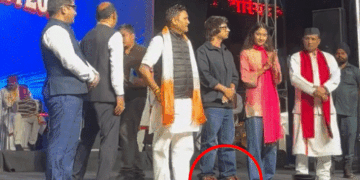 हल्द्वानी- सौरव जोशी पर मंच का अपमान करने का आरोप:मंत्री कैड़ा-प्रीतम भरतवाण ने उतारे जूते, यूट्यूबर ने नहीं; कुमाऊं महोत्सव में कल आएंगी मैथिली ठाकुर