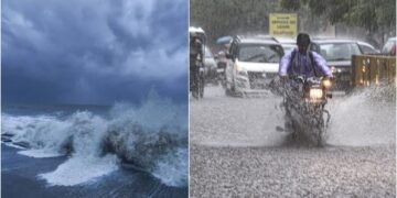 बंगाल की खाड़ी में चक्रवाती तूफान, देश के कई राज्यों में भारी बारिश का अलर्ट, जानें दिल्ली-UP के मौसम का हाल