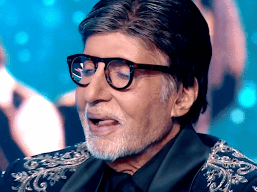अमिताभ बच्चन बोले- हमसे बड़ी गुस्ताखी हो गई थी:माधुरी दीक्षित ने KBC में चलवा दी डांस की पुरानी क्लिप; देख शरमा गए बिग बी