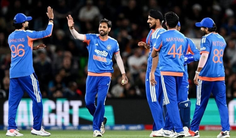 india beat new zealand by four wickets in record christchurch t20i run chase