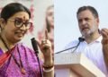 स्मृति ईरानी का राहुल गांधी पर महिलाओं के प्रति व्यवहार को लेकर तीखा हमला, बोलीं- “ओछी बातें करते हैं”