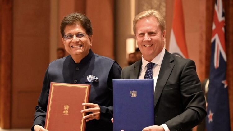 India-New Zealand FTA 20 अक्टूबर से होगा लागू, भारत के सभी सामानों को मिलेगी 100% टैरिफ छूट
