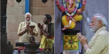 PM मोदी ने दिल्ली के श्री विनायक मंदिर में की पूजा-अर्चना, सरकार के प्रमुख के तौर पर आज उनके पूरे हुए 25 साल