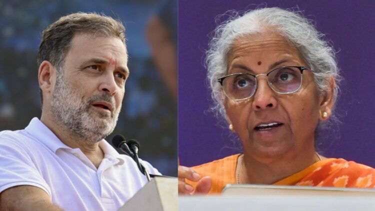 वित्त मंत्री निर्मला सीतारमण ने राहुल गांधी को दिया करारा जवाब, कहा- “आप हर मुद्दे का राजनीतिकरण करने से बचें”
