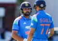 shubman gill and rohit sharma guide india to historic odi run chase