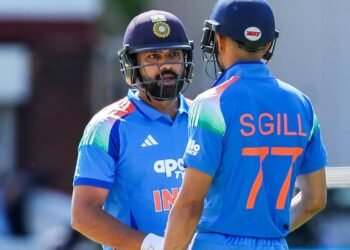 shubman gill and rohit sharma guide india to historic odi run chase