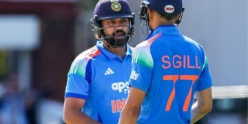 shubman gill and rohit sharma guide india to historic odi run chase