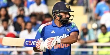 rohit sharma completes 10000 runs as opener in odi against west indies