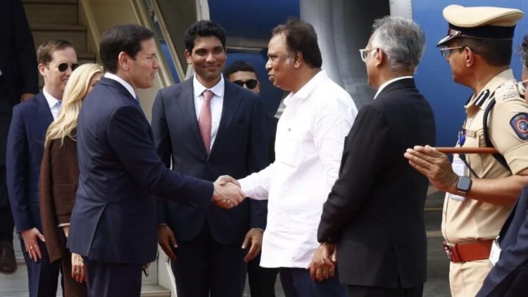 भारत पहुंचे अमेरिका के विदेश मंत्री मार्को रुबियो, मुंबई और जामनगर का करेंगे दौरा,एस जयशंकर से होगी मुलाकात