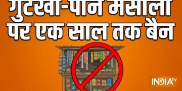 भारत के इस राज्य में एक साल के लिए गुटखा-पान मसाला पर लगा बैन, बिक्री और प्रोडक्शन कुछ नहीं होगा